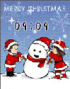 雪だるまと子どもたち